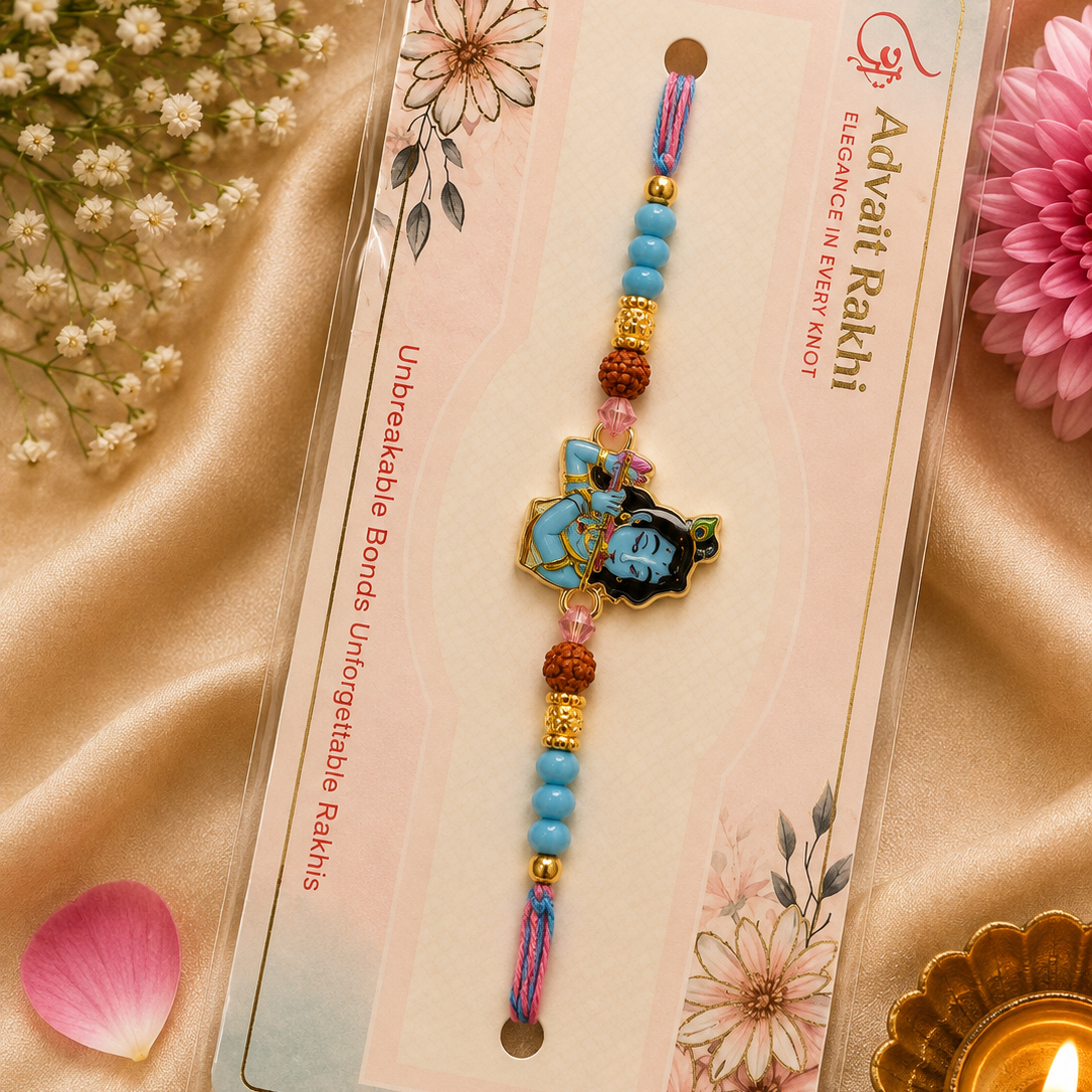 Bhai Rakhi | Bal Krishna Enamel | Single | 1156