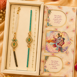 Bhai Bhabhi Rakhi | Mint Marquise | Pair | 1179