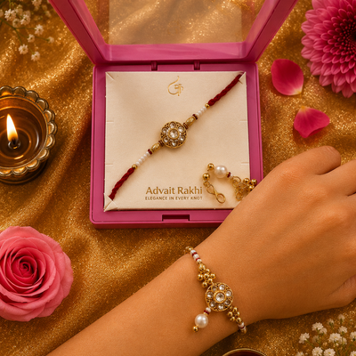Bhai Bhabhi Rakhi | Kundan Bloom | Pair | 2007