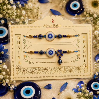 Bhai Bhabhi Rakhi | Indigo Mandala | Pair | 2018