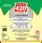 Agarwal’s Square Sada Papad