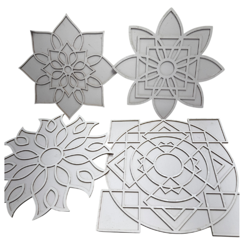 Gayatri Floating Rangoli Design