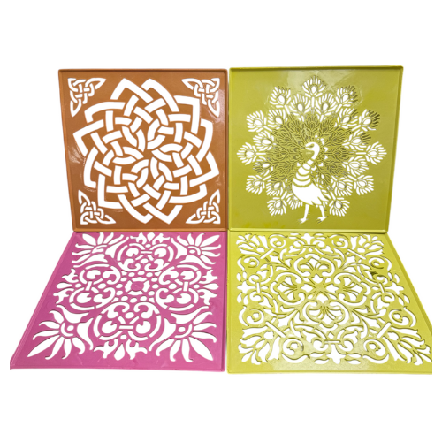 Gayatri Square Rangoli Design