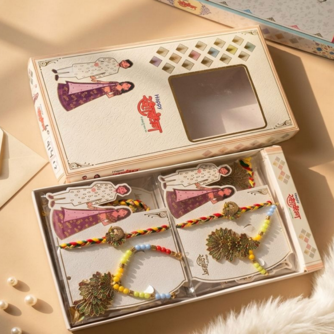 Couple Designer Rakhi 1021