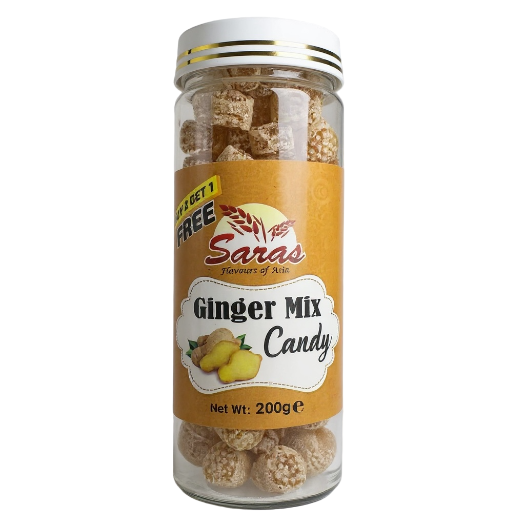 Saras Ginger Mix Candy