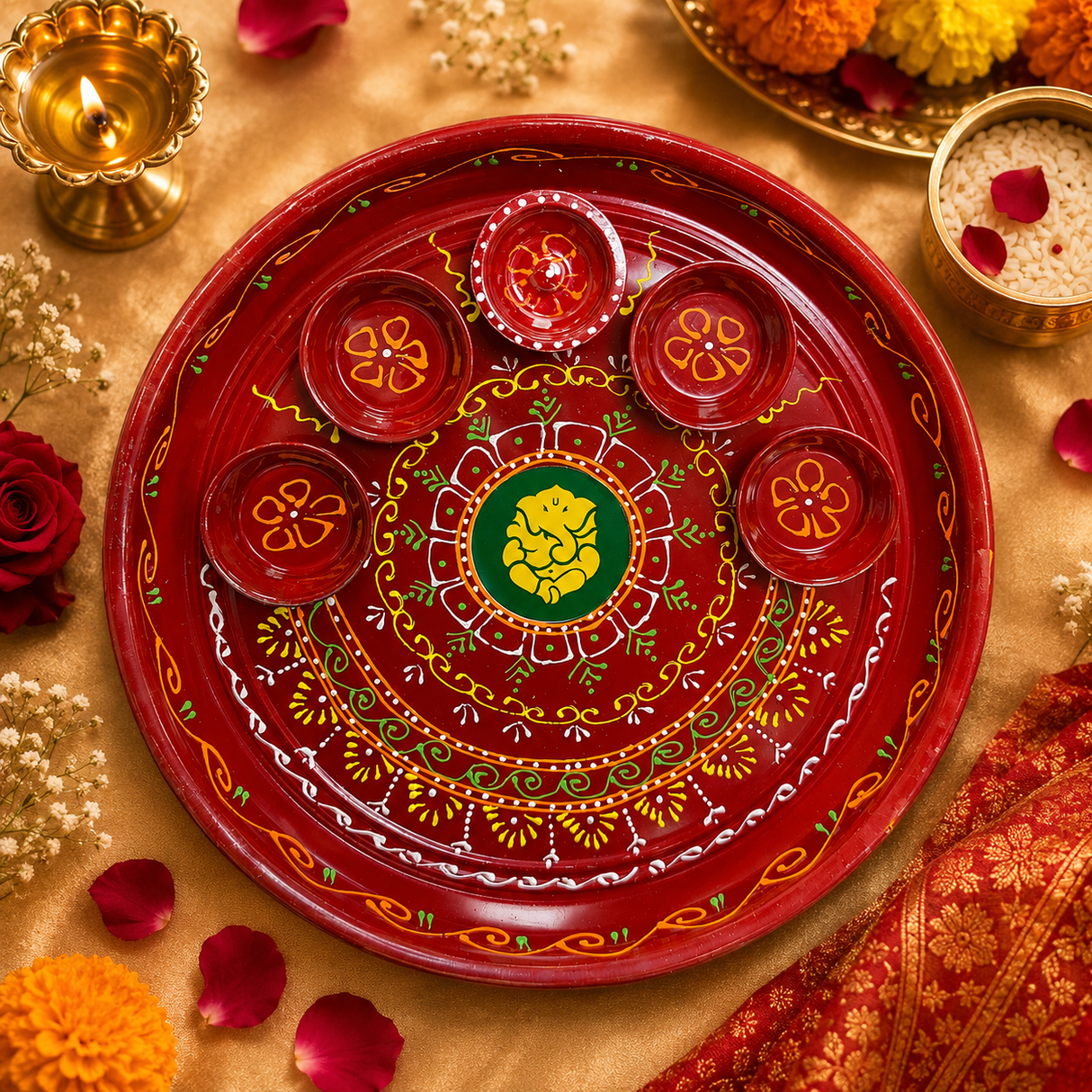 Pooja Thali | Large | Single | 1167