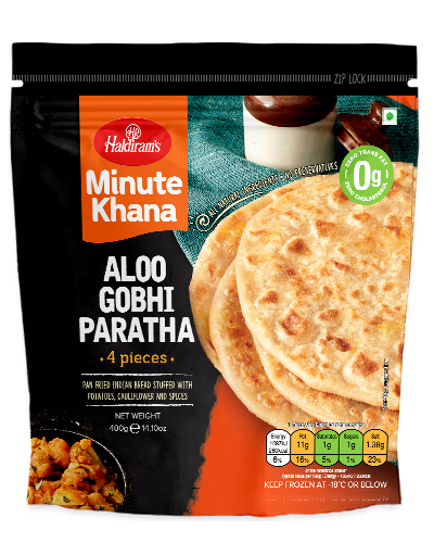Haldirams Frozen Aloo Gobi Paratha 4pcs 400g