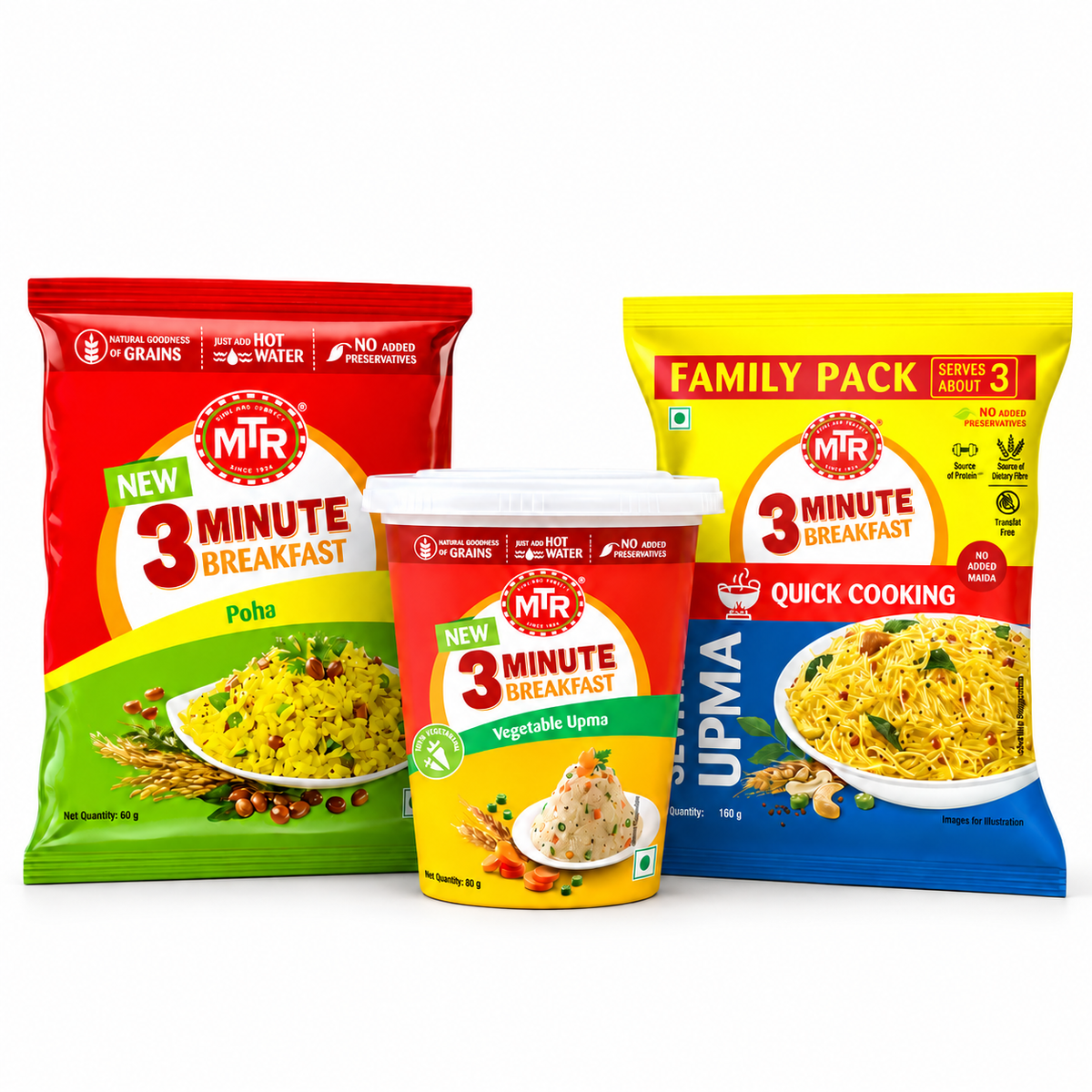 Instant Breakfast Trio