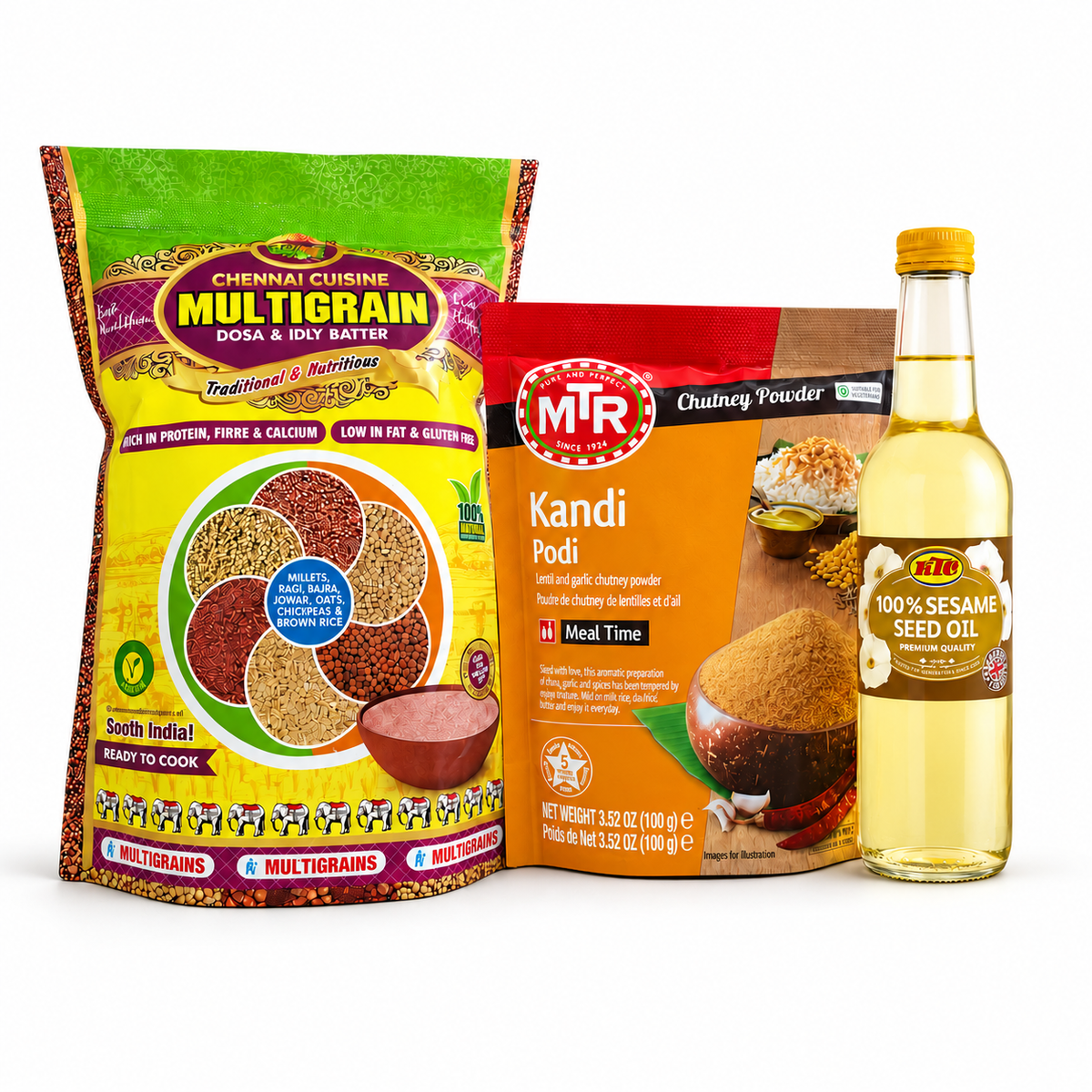 Multigrain Dosa and Podi Kit