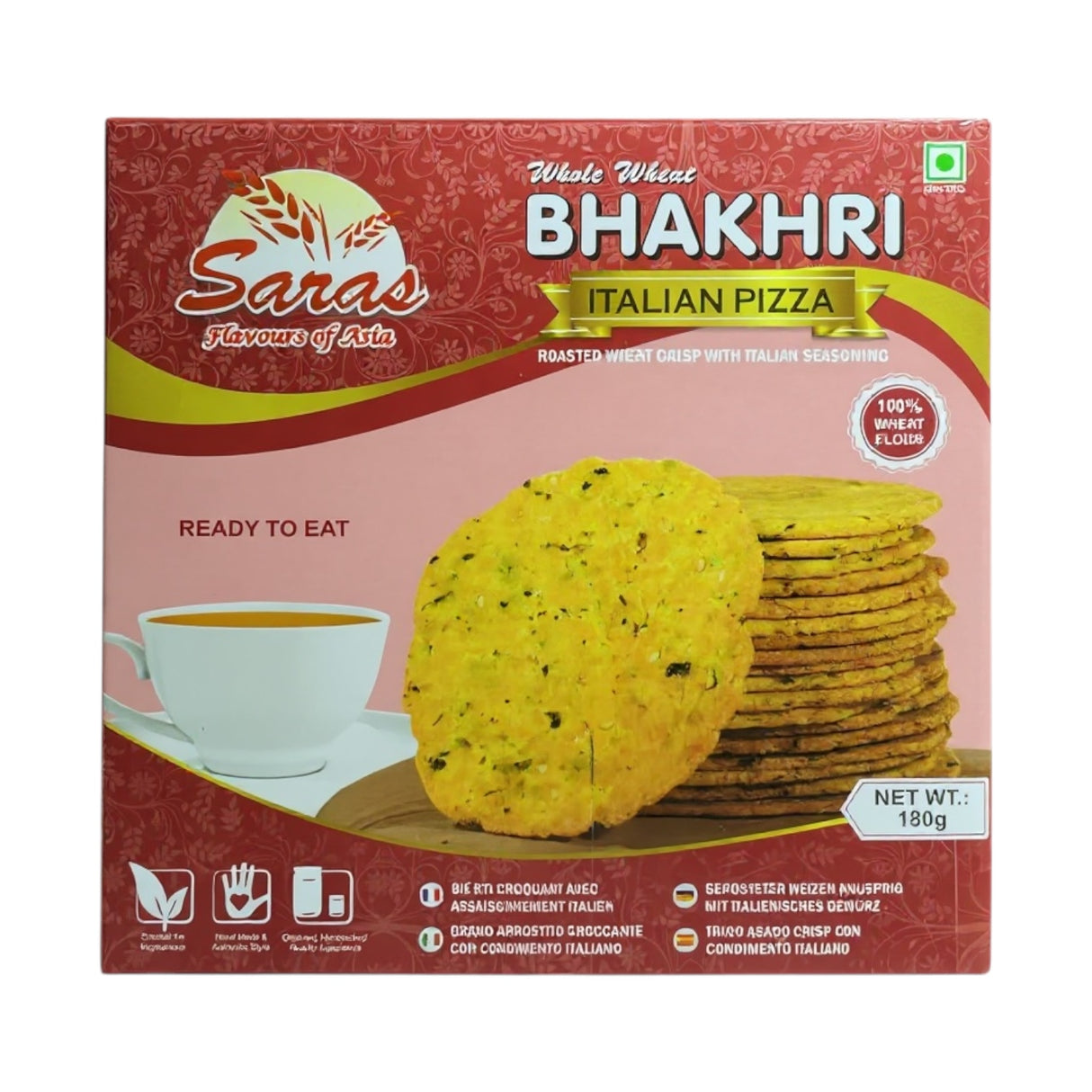 Saras Italian Pizza Bhakri