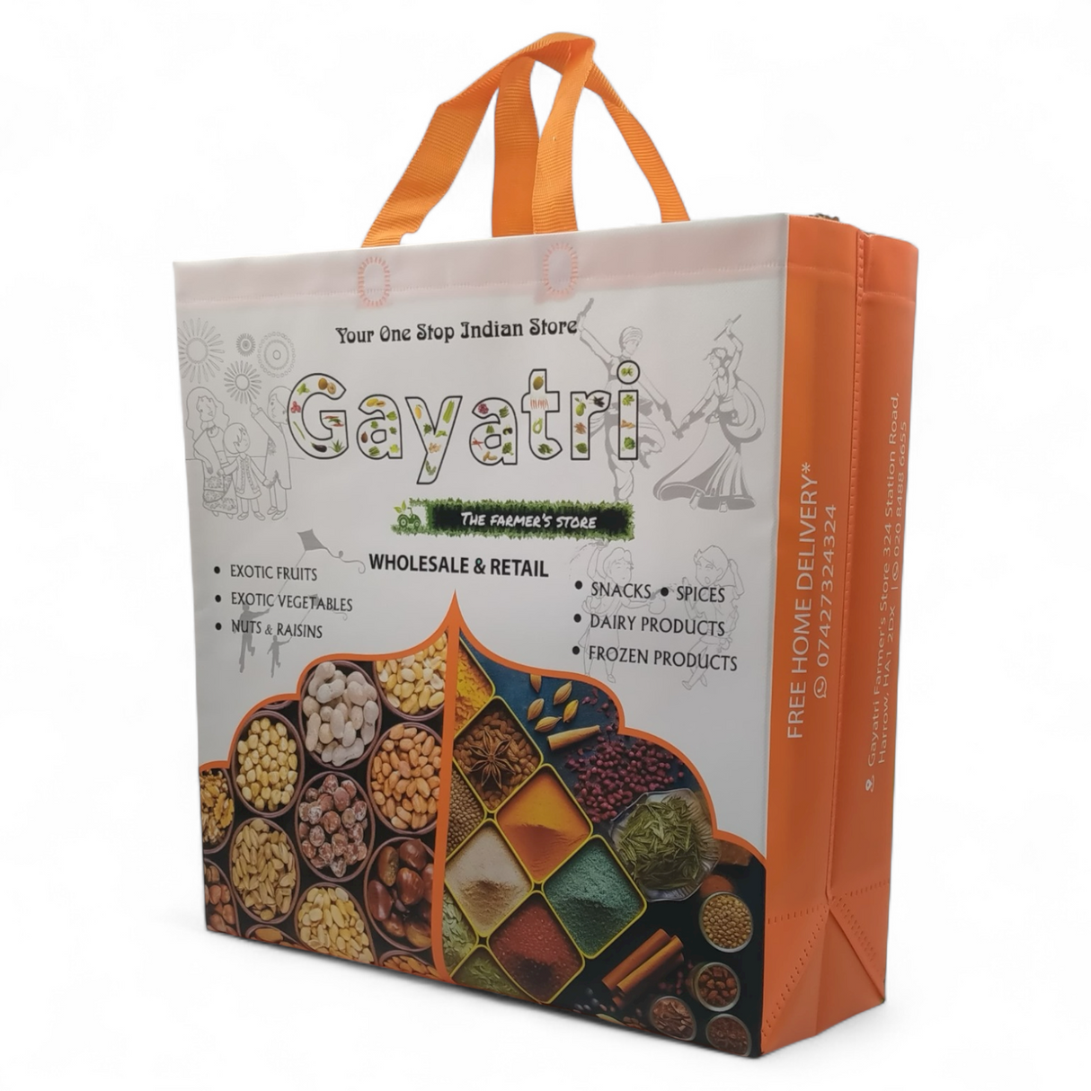 Large Carrier Bag - (Reusable & Heavy Duty)