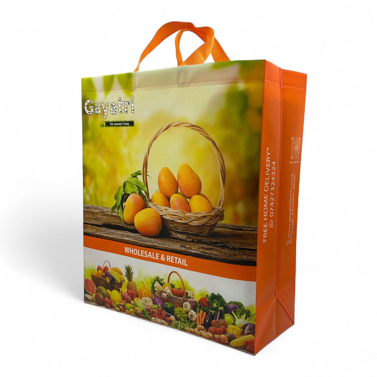 Large Carrier Bag - (Reusable & Heavy Duty)