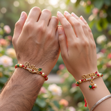 Bhai Bhabhi Rakhi | Krishna and Radha Script | Pair | 1135