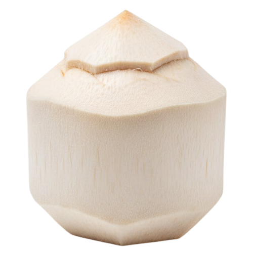 Young Coconut with Straw
