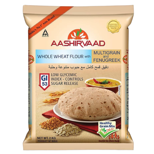 Aashirvaad Whole Wheat Flour With Multigrains & Fenugreek