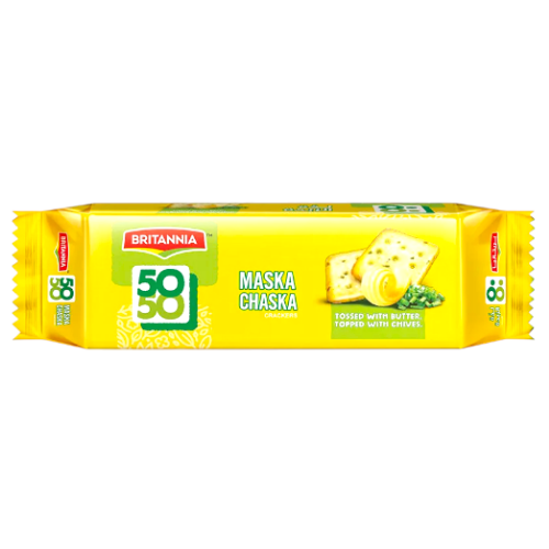 Britannia 50 50 Maska Chaska Biscuits