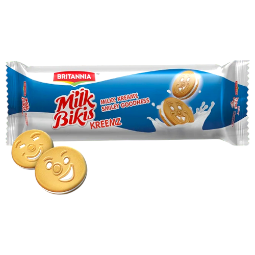 Britannia Milk Bikis Biscuits 8 x 44g