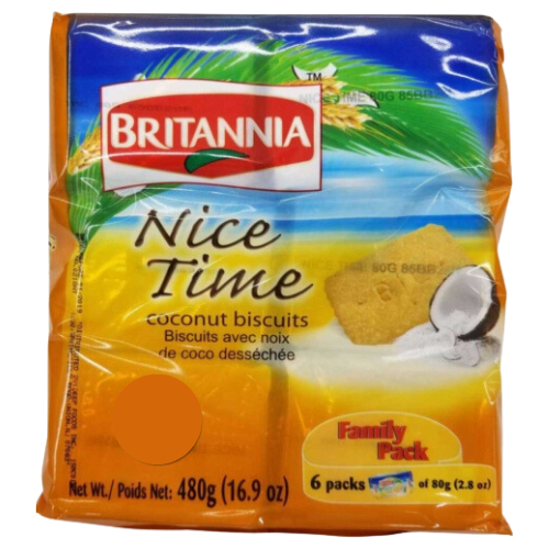 Britannia Nicetime Biscuits 6 x 80g