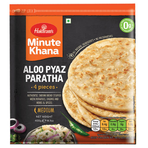 Haldirams Frozen Aloo Pyaz Paratha 400g