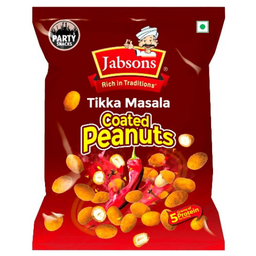 Jabsons Tikka Masala Coated Peanuts 150g