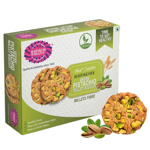 Karachi Vegan Pistachio Millet Biscuits