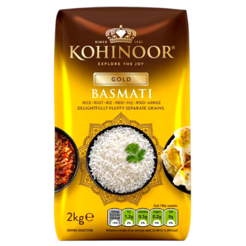 Kohinoor Gold Basmati Rice 2kg