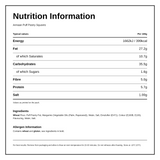 Armaan Puff Pastry Squares 5" — facts label