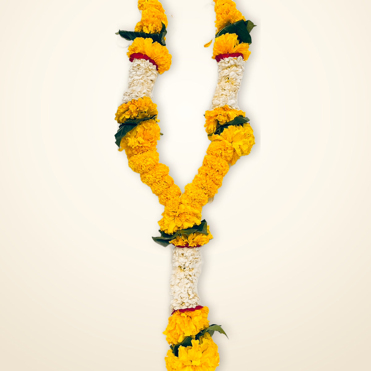 Marigold & Mogra | Genda Mogra Haar | Fresh Flower Garland