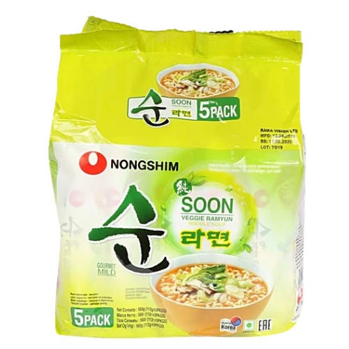 Nongshim Soon Veggie Ramyun Noodle Soup