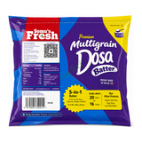 Multigrain Dosa Batter Premium by Somu's Fresh — back view showing ingredients and product details, studio product photo on white background