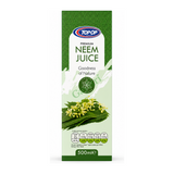 Premium Neem Juice 500ml by Top Op — front view showing product label and branding, studio product photo on white background