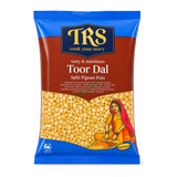 Toor Dal Split Pigeon Peas by TRS — front view showing product label and branding, studio product photo on white background
