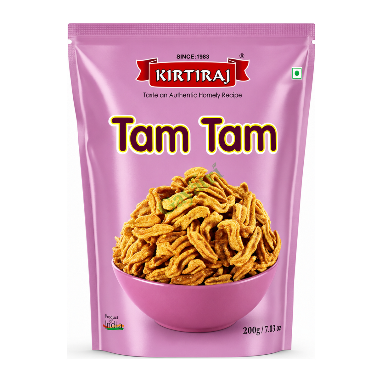Tam Tam by Kirtiraj — front view showing product label and branding, studio product photo on white background