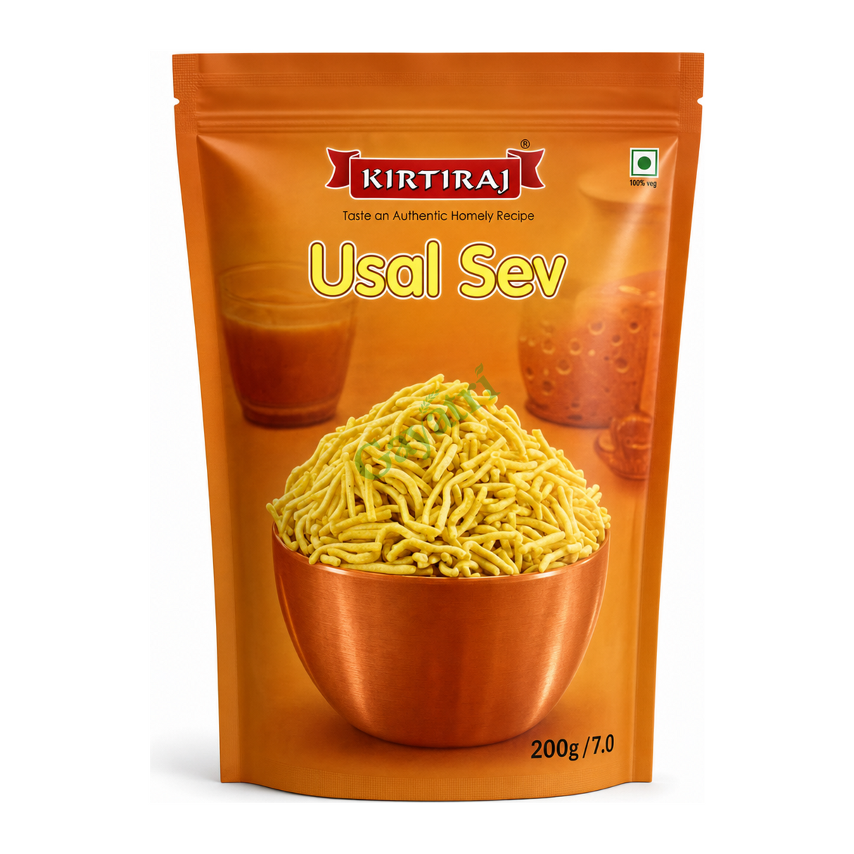Usal Sev by Kirtiraj — front view showing product label and branding, studio product photo on white background