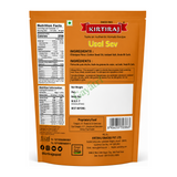Usal Sev by Kirtiraj — back view showing ingredients and product details, studio product photo on white background