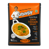 Dahi Tikhari Gravy by Satyavijay — front view showing product label and branding, studio product photo on white background