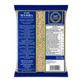 Bajri Mamra 100% Puffed Pearl Millet by Heera — back view showing ingredients and product details, studio product photo on white background