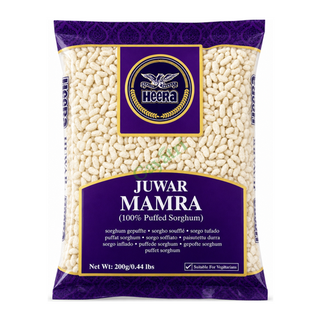 Juwar Mamra by Heera — front view showing product label and branding, studio product photo on white background