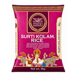 Surti Kolam Rice by Heera — front view showing product label and branding, studio product photo on white background