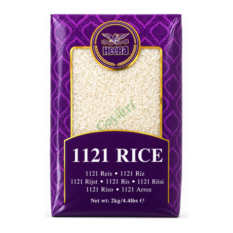 1121 Rice by Heera — front view showing product label and branding, studio product photo on white background