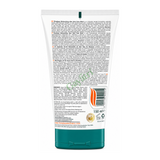 Moisturizing Aloe Vera Face Wash by Himalaya — back view showing ingredients and product details, studio product photo on white background