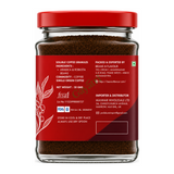 Beans N Flavour Classic Pure Instant Coffee Classic by Beans N Flavour — ingredients side panel, studio product photo on white background