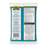 Rice Flour by Natco — back view showing ingredients and product details, studio product photo on white background