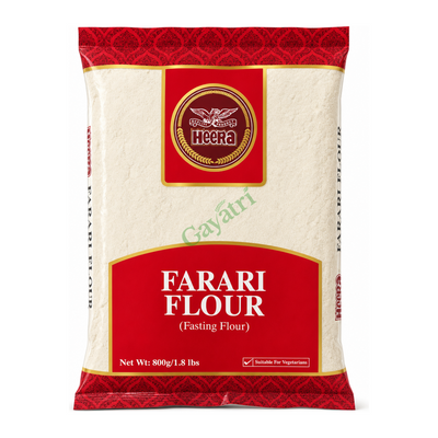 Farari Flour (Fasting Flour) by Heera — front view showing product label and branding, studio product photo on white background