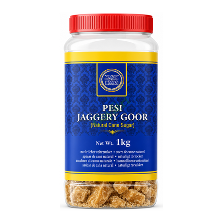 Pesi Jaggery Goor by Heera — front view showing product label and branding, studio product photo on white background
