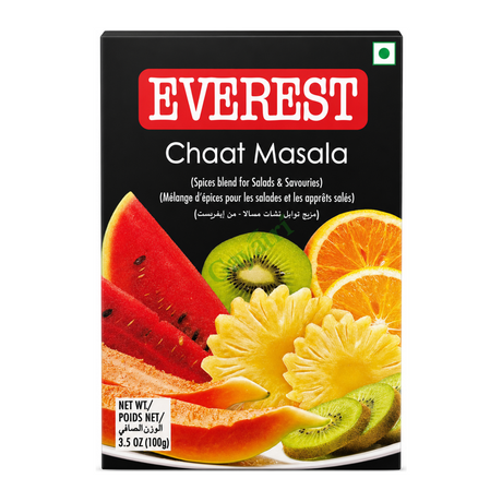 Chaat Masala by Everest — front view showing product label and branding, studio product photo on white background