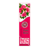 Pure Rose Premium Masala Incense by Heera — front view showing product label and branding, studio product photo on white background