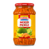 Mixed Pickle Medium Spicy by Ashoka — front view showing product label and branding, studio product photo on white background
