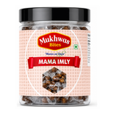 Mama Imly by Mukhwas Bites — front view showing product label and branding, studio product photo on white background