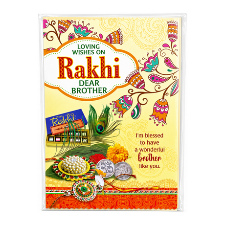Loving Wishes On Rakhi Dear Brother Dear Brother — front view showing product label and branding, studio product photo on white background